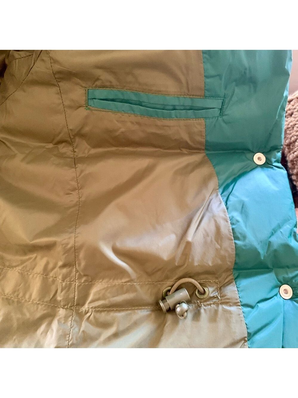 J. CREW Teal Signature Puffer Coat - Picture 6 of 8
